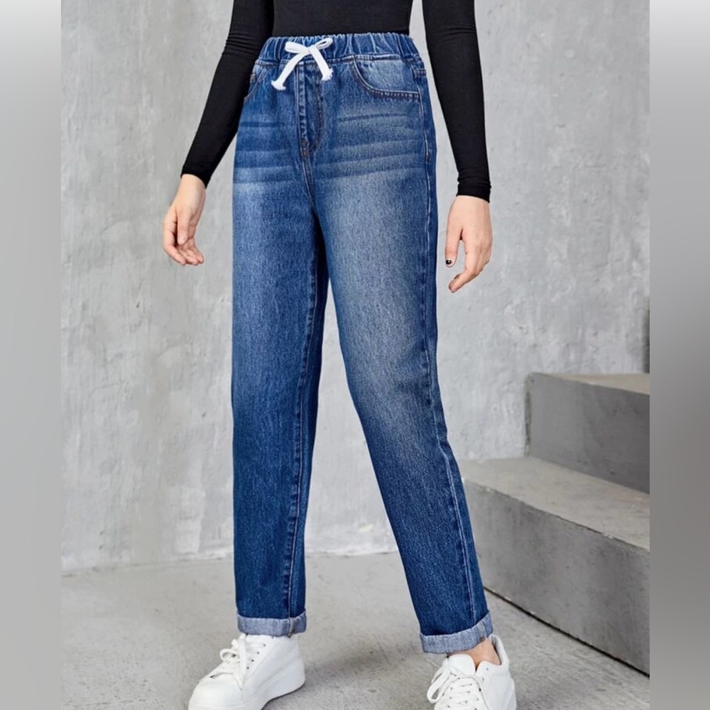 Girls pullup jeans 14